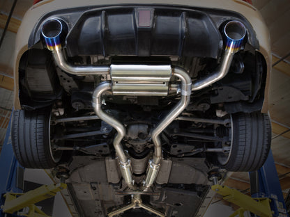 aFe Takeda Cat-Back Exhaust System Infiniti Q50 14-15 V6-3.7L- Polished Tip