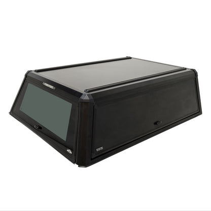 Westin EXP Truck Cap w/Sld Glass COMPLETE KIT Box AS+BS (23-25 Ford F-250/350 CC 6.8ft Bed) - Black