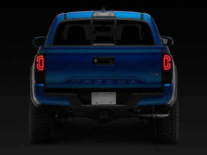 Raxiom 16-23 Toyota Tacoma XW Series Sequential LED Tail Lights- Black Housing/ Smoked Lens