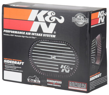 K&N Street Metal Intake System 2017 Harley-Davidson Shaker Black H/D Touring Models