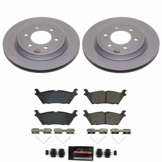 Power Stop 22-25 Ford Bronco Rear Z23 Coated Brake Kit