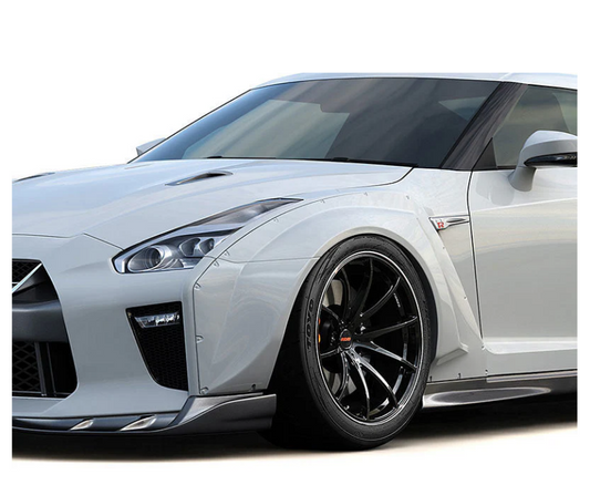 GReddy 2017+ Nissan GTR R35 GRacer Front Over-Fender Set