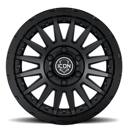 ICON Recon Pro 18x9 6 x 5.5 25mm Offset 6in BS 95.1mm Bore Satin Black Wheel