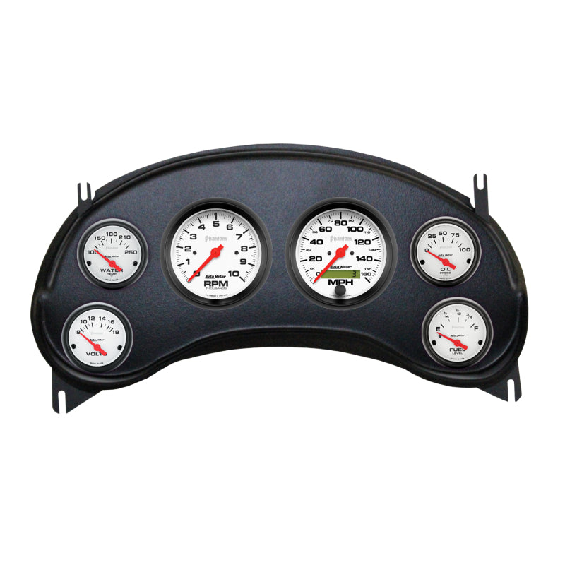 Autometer Phantom Direct Fit Dash Kit 98-04 Chevy S10 Truck (2 x 3-3/8in. / 4 x 2-1/16in.)