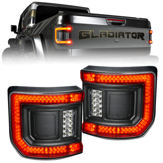 Oracle 2020+ Jeep Gladiator JT Flush Mount LED Tail Lights -  Tinted Lens