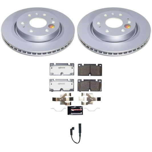 Power Stop 23-25 Chevrolet Colorado Front Z36 Coated Truck & Tow Brake Kit