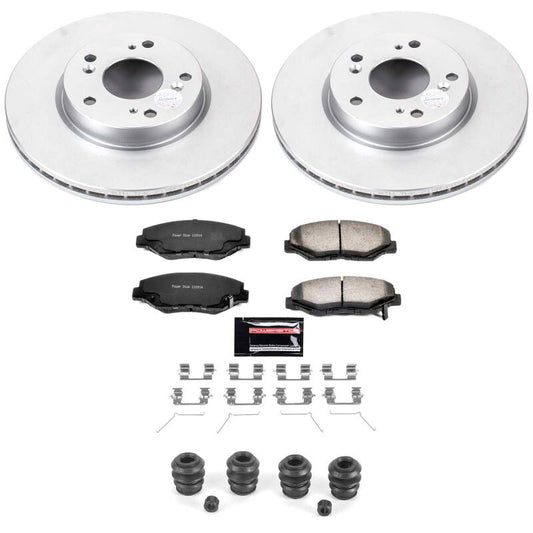 Power Stop 2013 Acura ILX Front Z36 Coated Truck & Tow Brake Kit