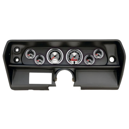 Autometer 1968 Chevrolet Nova Direct Fit Gauge Panel 3-3/8in x2 / 2-1/16in x4 - American Muscle