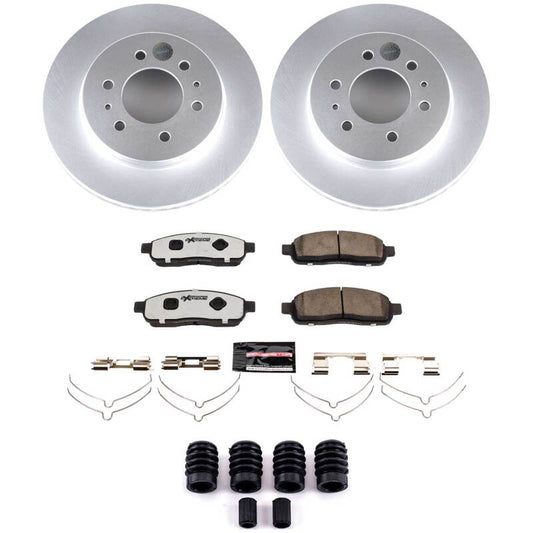 Power Stop 2009 Ford F-150 Front Z36 Coated Truck & Tow Brake Kit