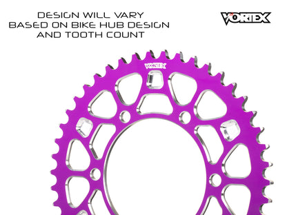 Vortex Racing V4 44 Tooth 520 Sprocket Use w/ 3766 Front - Purple