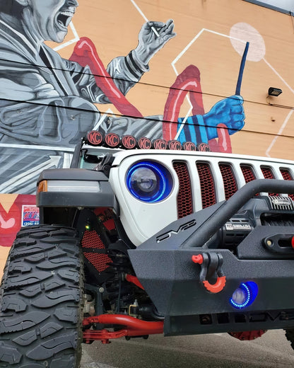 Oracle Oculus Bi-LED Projector Headlights for Jeep JL/Gladiator JT - w/ Simple Controller