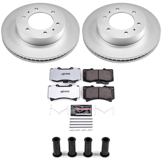 Power Stop 06-10 Hummer H3 Front Z36 Coated Truck & Tow Brake Kit