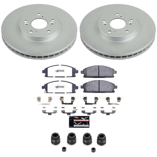 Power Stop 03-06 Acura MDX Front Z36 Coated Truck & Tow Brake Kit
