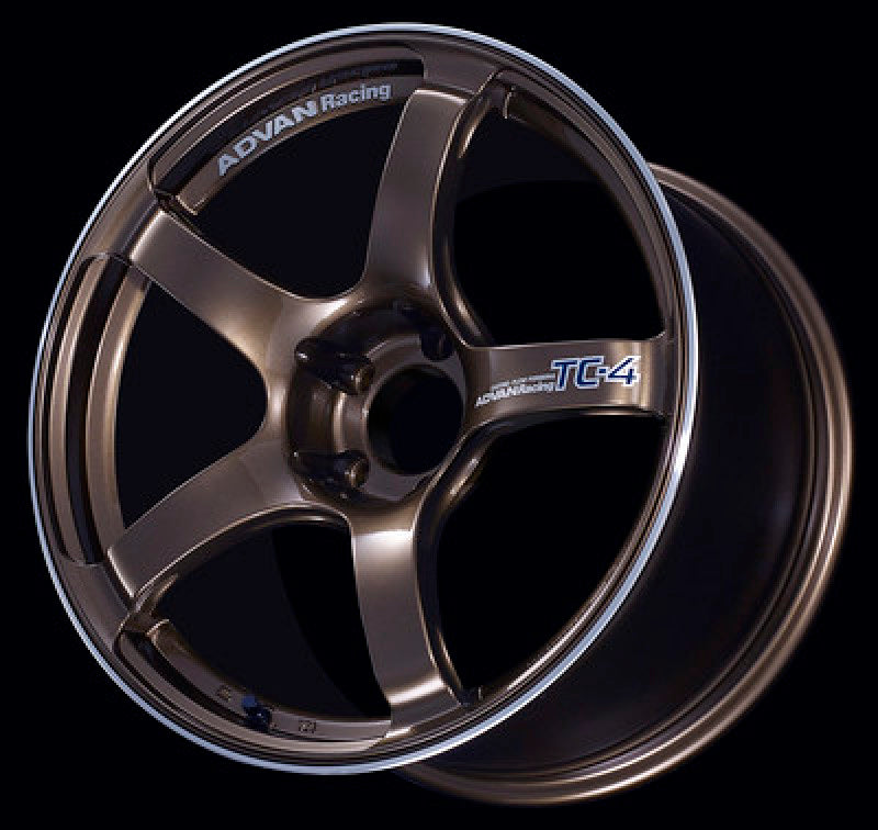 Advan TC4 16x5.5 +45 4x100 Umber Bronze Metallic and Ring Wheel