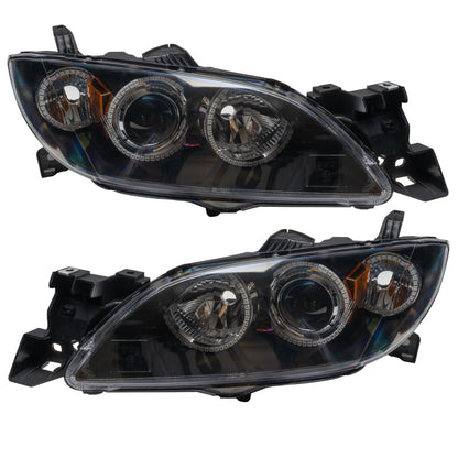 Oracle 04-09 Mazda 3 SMD HL - 4DR - Halogen Style - ColorSHIFT w/ 2.0 Controller