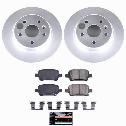 Power Stop 22-23 Chevrolet Bolt EUV Rear Z23 Coated Brake Kit