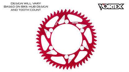 Vortex Racing 42 Tooth 520 Rear Sprocket - Red