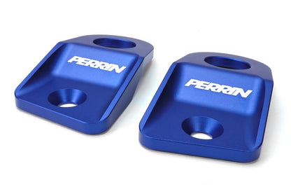 PERRIN 15-21 Subaru WRX/STI / 13-17 Crosstrek / 12-16 Impreza Upper Radiator Bracket Set - Blue