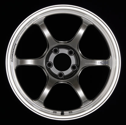 Advan RG-D2 18x8.0 +44 5x114.3 Machining and Racing Hyper Black Wheel