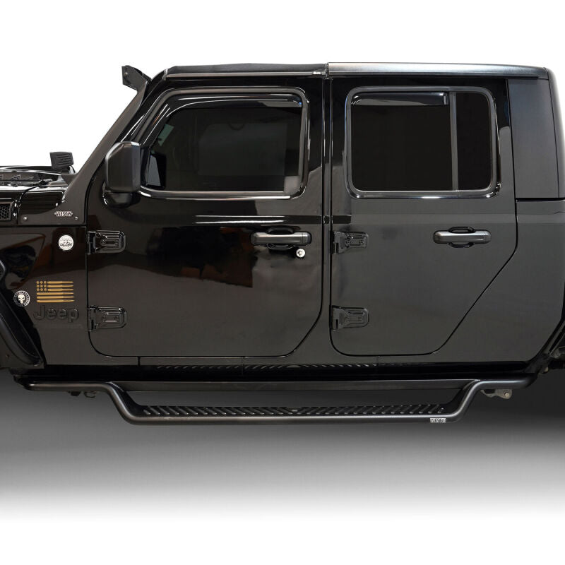 Westin 20-25 Jeep Gladiator Outlaw Drop Running Boards - Tex. Blk