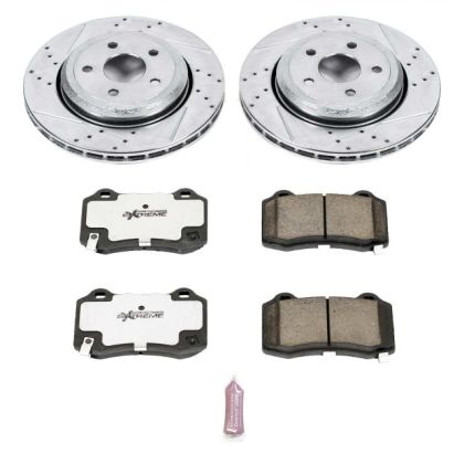 Power Stop 18-19 Dodge Durango Front & Rear Z26 Street Warrior Brake Kit