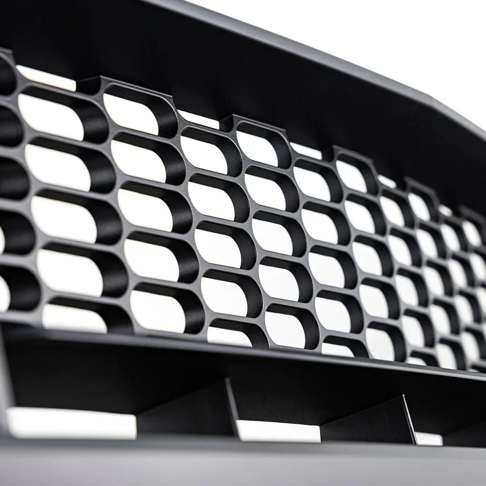 RTR UPPER GRILLE W/ LED AIR INTAKES AND RTR LOWER GRILLE (24+ MUSTANG)