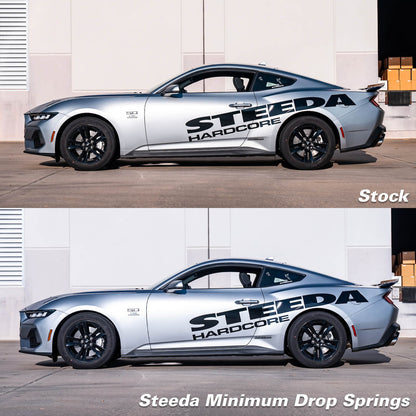 Steeda Mustang Minimum Drop Lowering Springs - Linear (2015-2024)