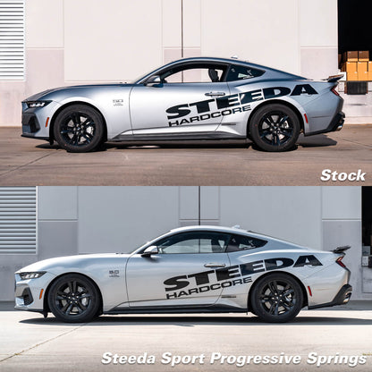 Steeda Mustang Sport Lowering Springs - Progressive (2015-2024)